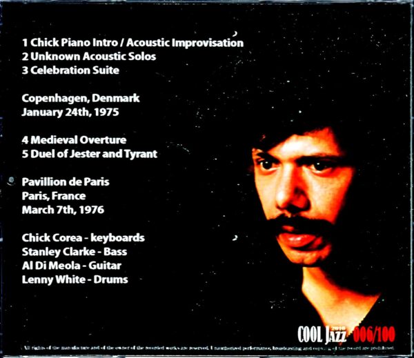Return to Forever/Denmark 1975 & more - Image 2