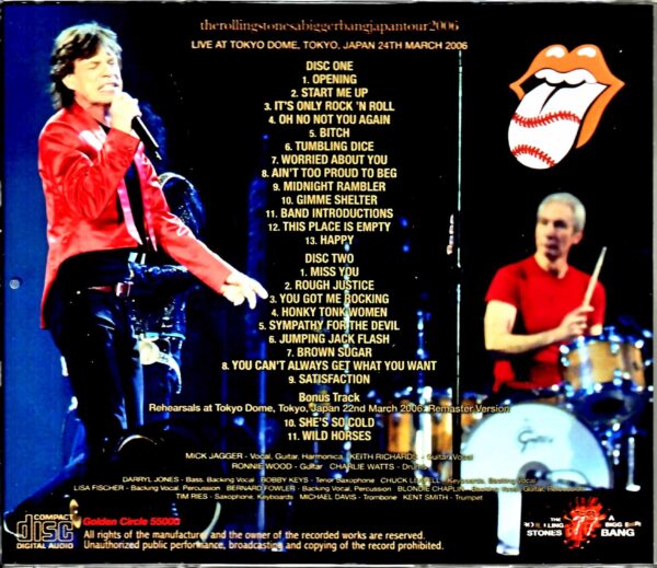 Rolling Stones/Tokyo,Japan 3.24.2006 & more - Image 2