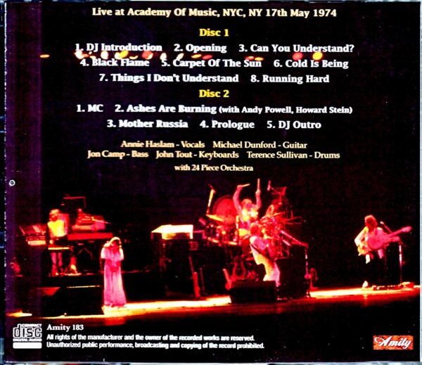 Renaissance/NY,USA 1974 Pre-FM Master - Image 2