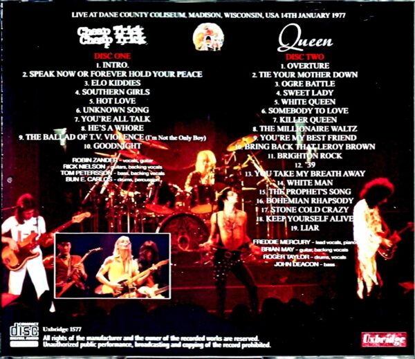 Queen Cheap Trick/NY,USA 1977 New Source - Image 2