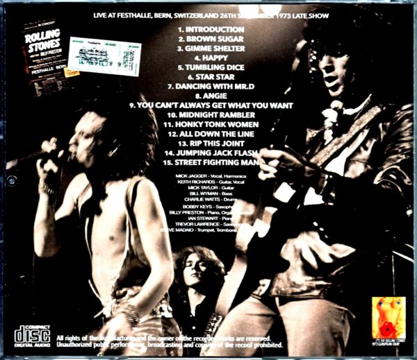 Rolling Stones/Switzerland 9.26.1973 Late Show Upgrade - Image 2