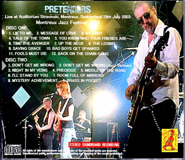 Pretenders/Switzerland 2003 Complete - Image 2