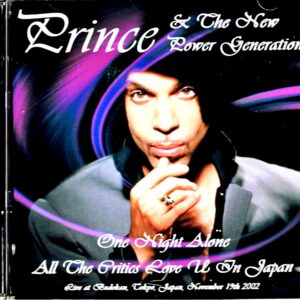 Prince / Final performance in Japan on November 19, 2002 at Nippon Budokan in Tokyo, Japan Complete Edition Tokyo, Japan 11.19.2002 Complete