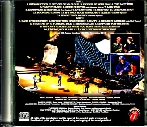 Rolling Stones/London,UK 11.29.2012 Complete - Image 2