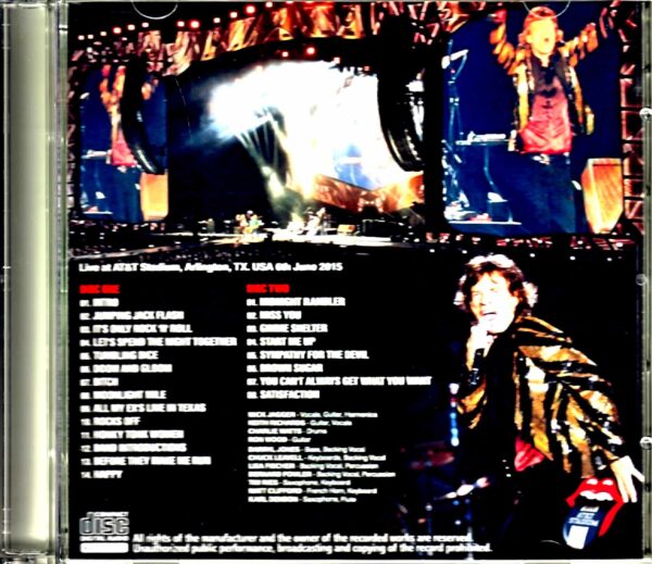 Rolling Stones/TX,USA 2015 Complete - Image 2