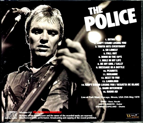 Police/IL,USA 1979 Pre-FM Broadcast - Image 2
