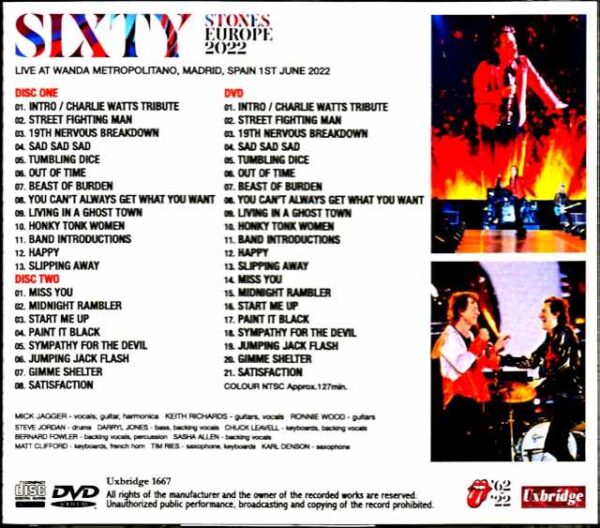 Rolling Stones/Spain 2022 S & V - Image 2