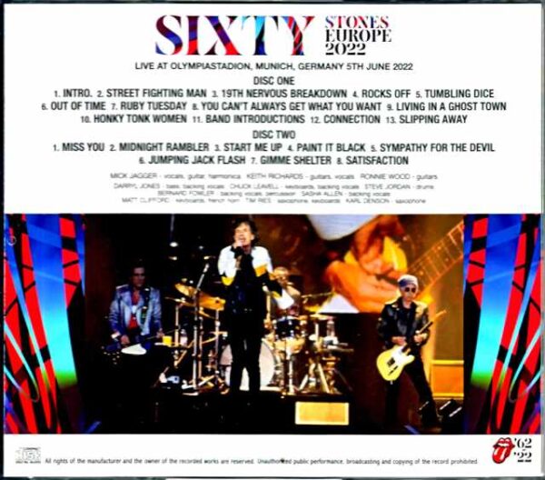 Rolling Stones/Germany 2022 Upgrade - Image 2