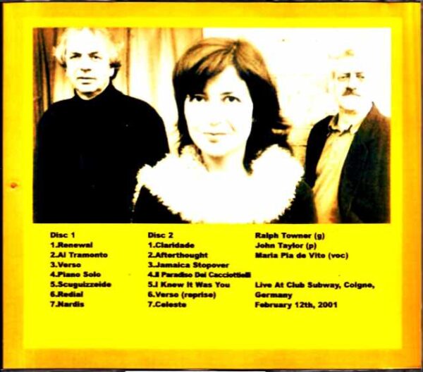 Ralph Towner John Taylor Maria Pia de Vito Ralph Towner/Germany 2001 - Image 2
