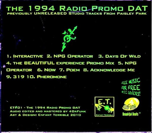 Prince/The 1994 Radio Promo DAT - Image 2