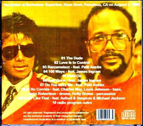 Quincy Jones Michael Jackson Quincy Jones Michael Jackson/CA,USA 1982 - Image 2