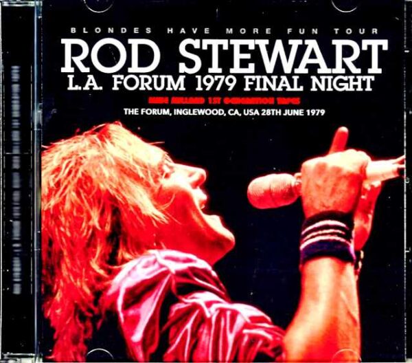 Rod Stewart Rod Stewart/CA,USA 1979 Mike Millard 1st Generation Tapes