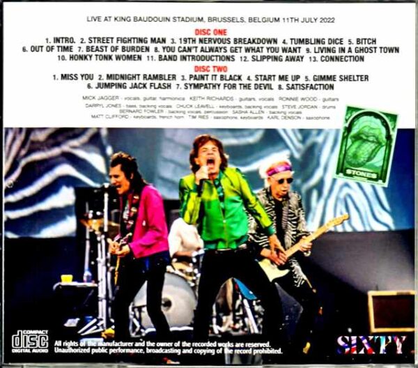 Rolling Stones/Belgium 2022 - Image 2