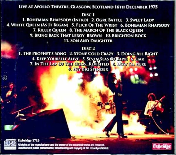 Queen/Scotland,UK 12.16.1975 - Image 2
