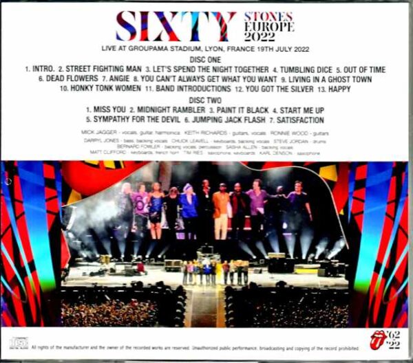 Rolling Stones/France 7.19.2022 - Image 2