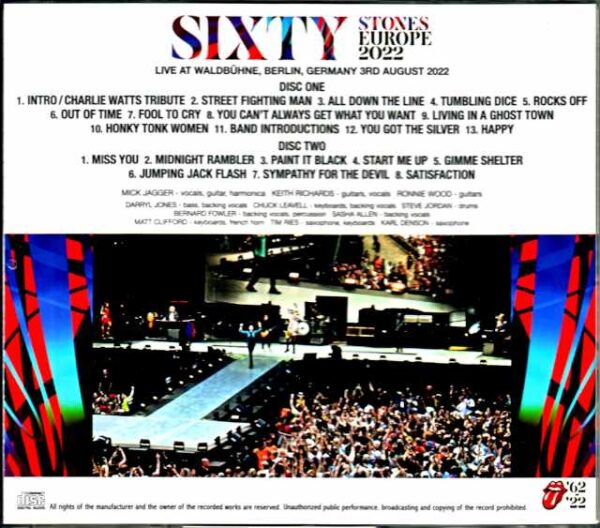 Rolling Stones/Germany 8.3.2022 - Image 2