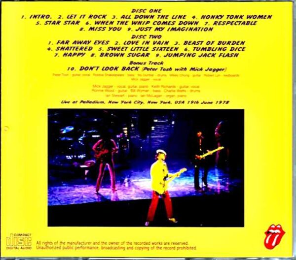 Rolling Stones Stones Rolling Stones/NY,USA 1978 & more Upgrade - Image 2