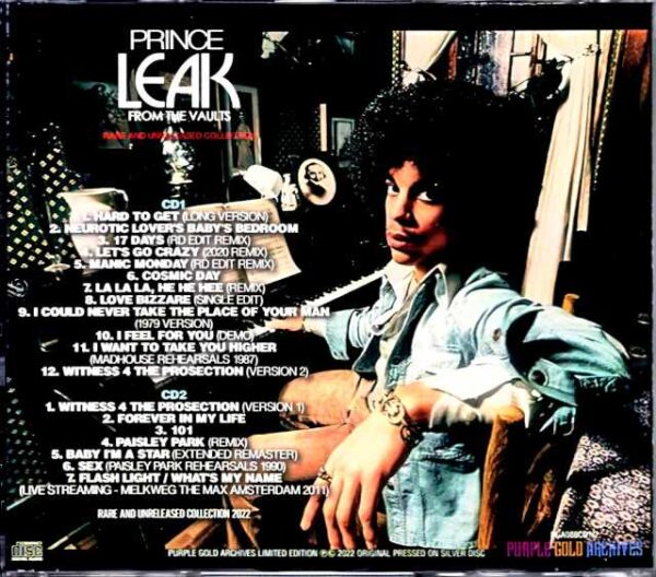 Prince/Rare and Unreleased Collection Vol.1 - Image 2