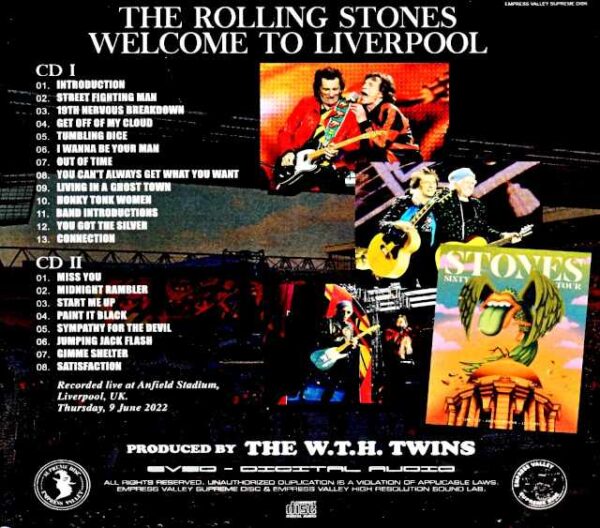 Rolling Stones/Welcome to Liverpool England, UK 2022 Complete - Image 2