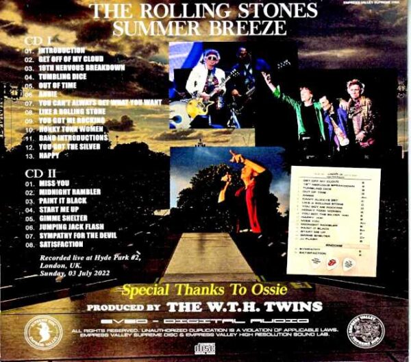 Rolling Stones/Early Summer Hyde Park London, UK 7.3.2022 Complete - Image 2