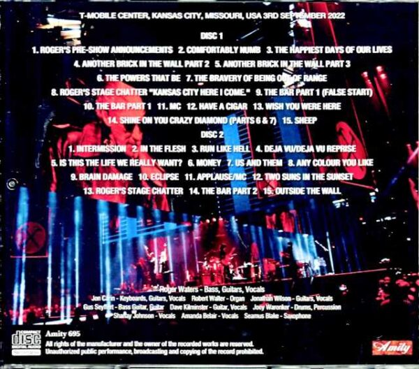 Roger Waters/MO,USA 2022 Complete - Image 2