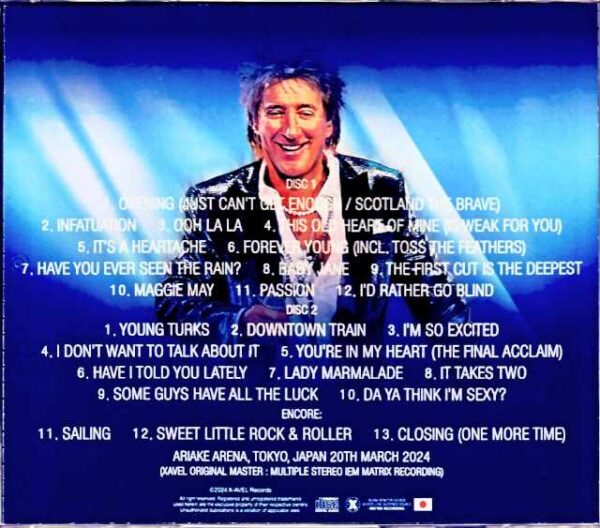 Rod Stewart / Tokyo, Japan 2024 Complete IEM Matrix Edition & more - Image 2