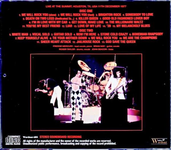 Queen/TX,USA 1977 Complete Soundboard Edition - Image 2
