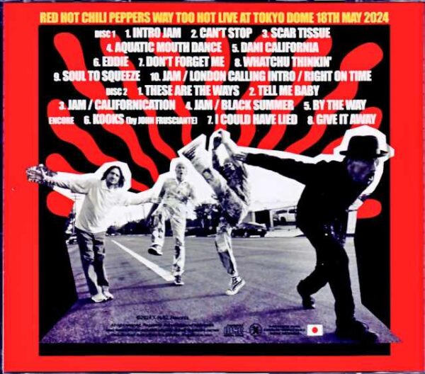 Red Hot Chili Peppers/Tokyo,Japan 5.18.2024 Complete IEM Matrix Edition - Image 2