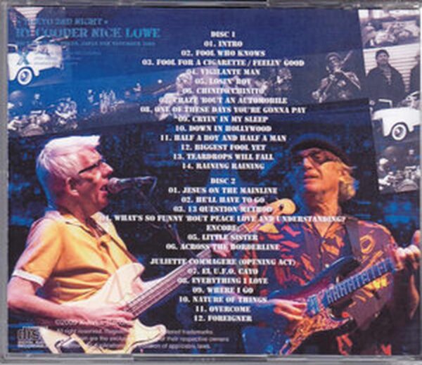 Ry Cooder,Nick Lowe/Tokyo,Japan 11.9.2009