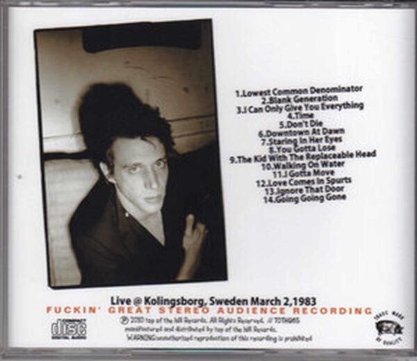 Richard Hell/Sweden 1983 - Image 2