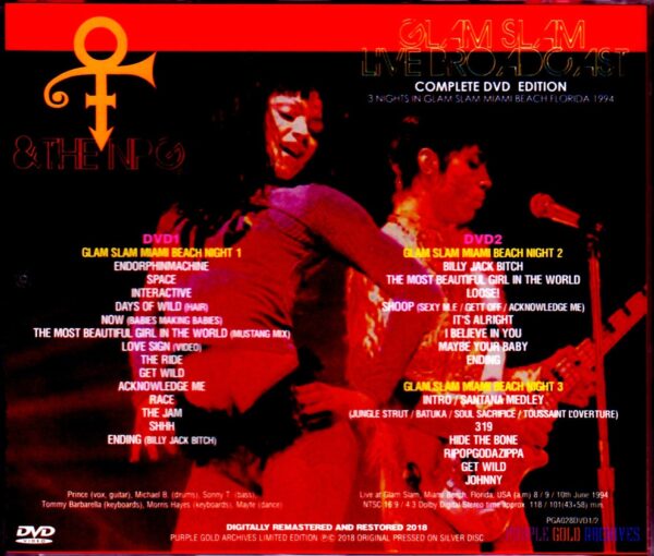 Prince/FL, USA 1994 3 Days Remastered - Image 2