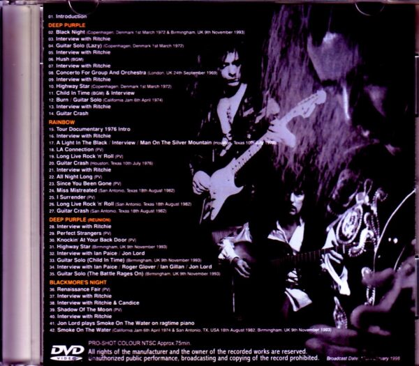 Ritchie Blackmore/Broadcast 1998 - Image 2