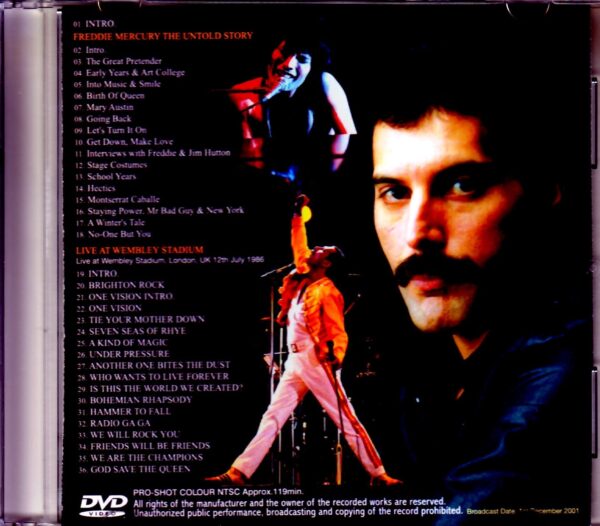 Queen/Japan Broadcast 2001 & more - Image 2