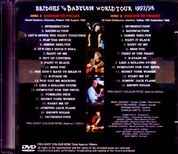 Rolling Stones/Poland 1998 Upgrade & more - Image 2