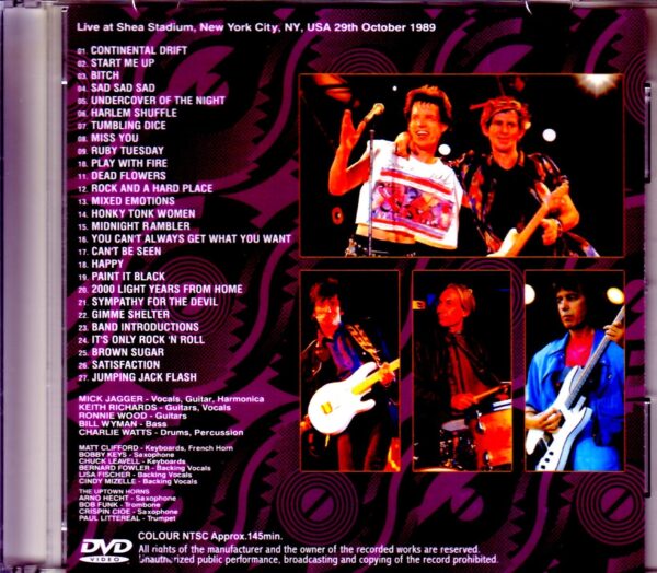 Rolling Stones/NY,USA 10.29.1989 - Image 2