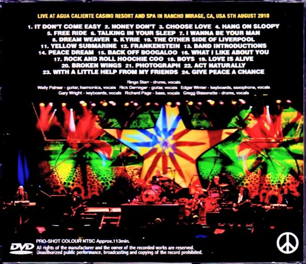 Ringo Starr and the All Starr Band/CA,USA 2010 - Image 2