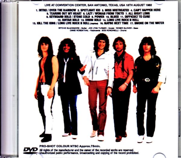 Rainbow/TX,USA 1982 LD Ver. Highest Quality - Image 2