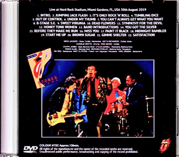 Rolling Stones/FL,USA 8.30.2019 - Image 2