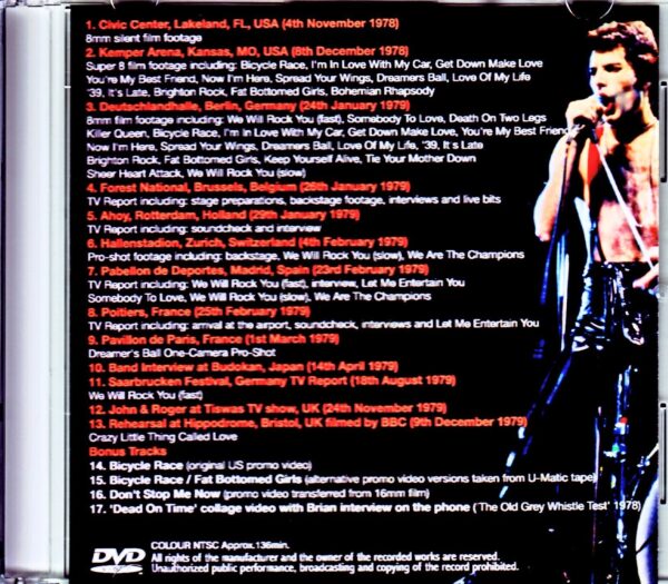Queen/Live Killersth Anniversary Video Rarities - Image 2