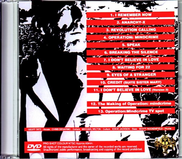 Queensryche/Video Mindcrime & more - Image 2