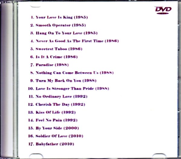 Sade/Music Video Collection 1985-2010 - Image 2