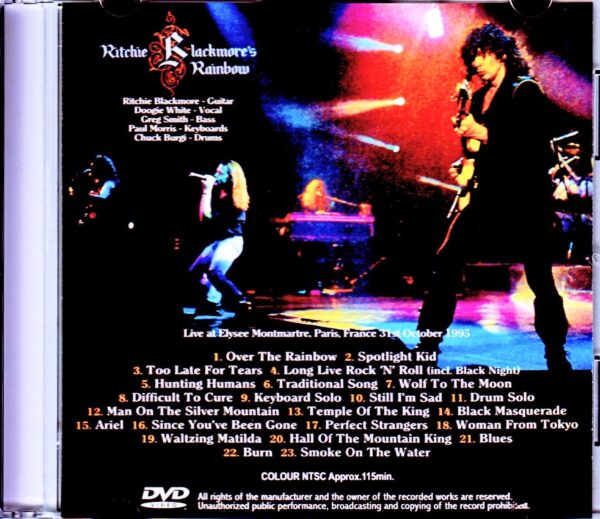 Ritchie Blackmore's Rainbow/France 1995 - Image 2