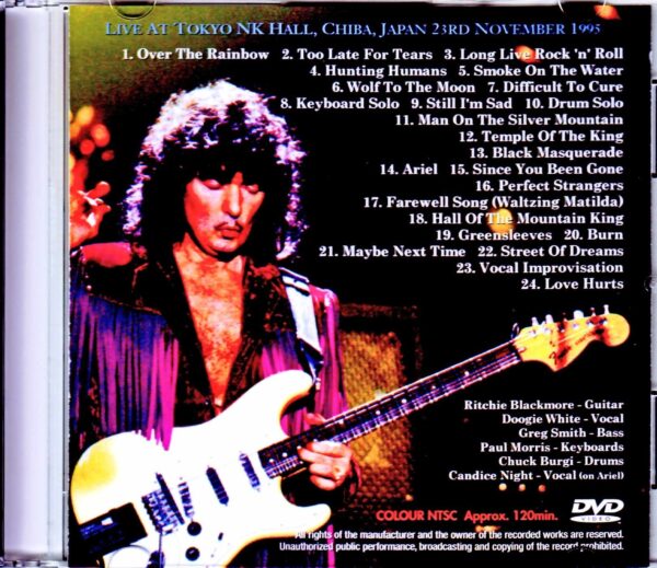 Ritchie Blackmore's Rainbow/Chiba, Japan 1995 with Master Audio - Image 2