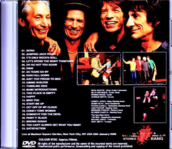 Rolling Stones/NY,USA 1.20.2006 - Image 2