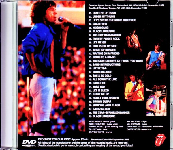 Rolling Stones/Blow the Night Japanese Broadcast Version - Image 2