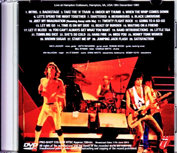 Rolling Stones/VA,USA 1981 Japanese Broadcast Edition - Image 2