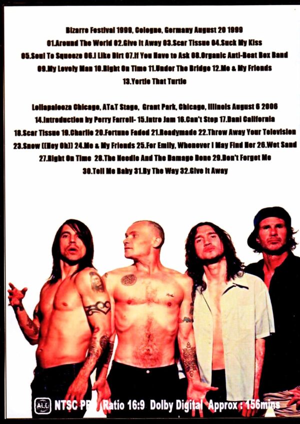 Red Hot Chili Peppers/Live Video Collection Vol.8 - Image 2