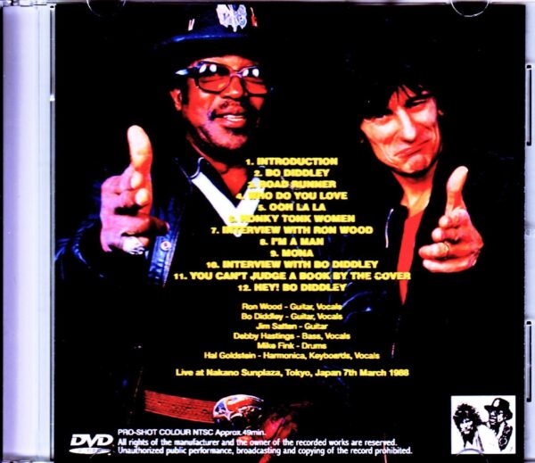 Ron Wood,Bo Diddley/Tokyo,Japan 3.7.1988 - Image 2