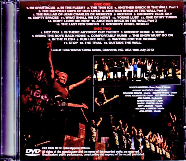 Roger Waters/NC,USA 2012 Multi Cam with IEM - Image 2