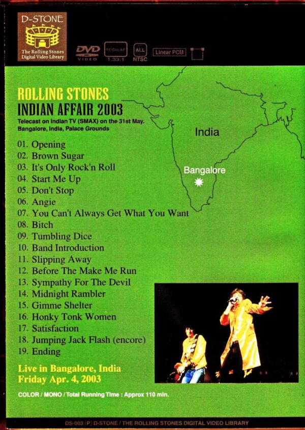 Rolling Stones/India 2003 performance hit by heavy rain - Image 2